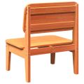 VidaXL Záhradná stolička Wax Hnedá 60x52,5x72cm Masívne drevo borovica