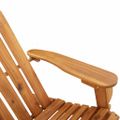vidaXL Adirondack Záhradná stolička s vankúšmi masívne akáciové drevo