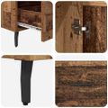 vidaXL Highboard Staré drevo 69,5 x 31 x 115 cm Kompozitné drevo