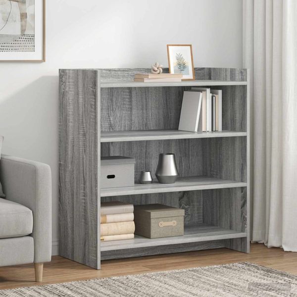 vidaXL Servírovacia skriňa Sivý Sonoma 75 x 36 x 80 cm