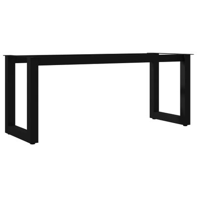 vidaXL Nohy na lavičku, rám v tvare O 105x36x42 cm