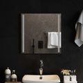 vidaXL Zrkadlo do kúpeľne s LED Priehľadná 50 x 50 cm tvrdené sklo