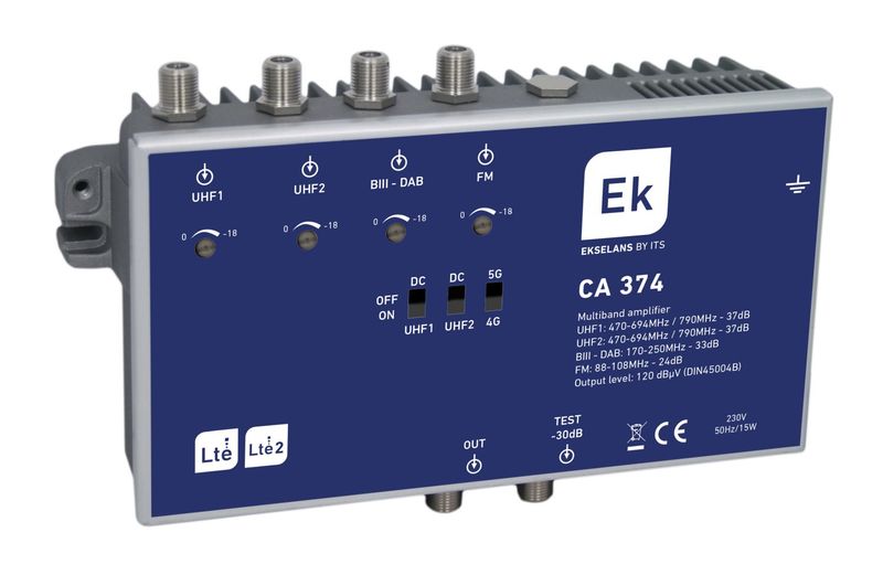ITS CA 374 - Domový zosilňovač s LTE filtrom