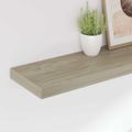 vidaXL Plávajúca nástenná polica, dubová 120x23,5x3,8 cm, MDF