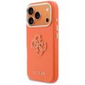 Guess HC PU FW RESIN LOGO ORANGE puzdro pre iPhone 17 Pro 6,3"
