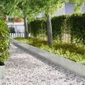 vidaXL Obrubník trávnika 10 ks 100 x 0,05 x 30 cm Nerezová oceľ