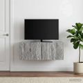 vidaXL Nástenná TV skrinka 59,5 x 41 x 30 cm Sivý Sonoma