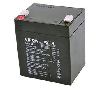 Olověná batéria 12V / 4Ah VIPOW bezúdržbový akumulátor