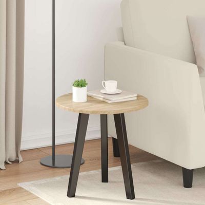 vidaXL Vrchná doska Ø 40 x 1,5 cm Okrúhly Kompozitné drevo Dub sonoma