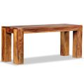 vidaXL Lavička z masívneho akáciaového dreva, 110x35x45 cm