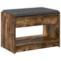 vidaXL Predsieňová lavica Údený Dub 63 x 38 x 45 cm