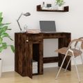vidaXL Stôl dymový dub 100x49x75 cm spracované drevo