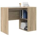 vidaXL Stôl Sonoma dub Kompozitné drevo 102 x 50 x 75 cm