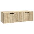 vidaXL Nástenná TV skrinka Dub sonoma 98 x 41 x 30 cm Kompozitné drevo