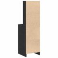 vidaXL Highboard Čierny dub 40 x 41 x 135 cm Kompozitné drevo