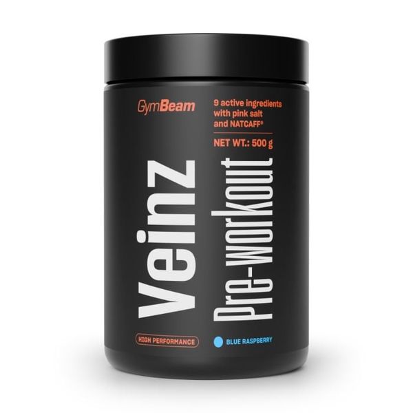 Veinz Pre-workout - GymBeam, modrá malina