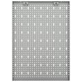 vidaXL Nástenné závesné panely na náradie 3 ks 40x58 cm oceľové