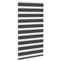 vidaXL Zebra roleta čierna 70x150 cm šírka látky 65,9 cm polyester