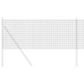 vidaXL Zvarený drôtený plot 1000 x 40 cm Sivá
