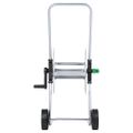 vidaXL Vozík s hadicovým bubnom pre 50 m 1/2" / 35 m 3/4" hadicu oceľ