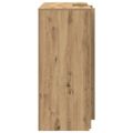 vidaXL Recepčný stôl dub artisan 135x50x103,5 cm kompozitné drevo