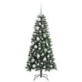 vidaXL Umelý vianočný stromček Zelená 120 cm PVC, plast a oceľ