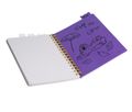 Zápisník špirálový A5 so záložkami Stitch Black