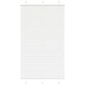 vidaXL plisovaná roleta biela 115x200 cm Šírka látky 114,4 cm