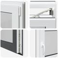 vidaXL Otočné a sklopné okno do suterénu RISOR 90 x 50 cm PVC a sklo