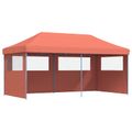vidaXL Párty stan 292 x 580 x 315 cm Tehlová Oxfordská látka