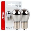 Halogénové žiarovky PY21W 12V21W BAU15S LumiTec CHROME 2ks AMiO-04629
