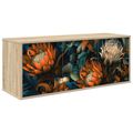 vidaXL Nástenný TV kabinet LOCHEM 102 x 33 x 40 cm Dub sonoma