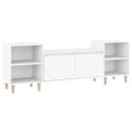 vidaXL TV skrinka biela 160x35x55 cm spracované drevo