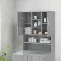 vidaXL Skrinka na práčku sivá sonoma 70,5x25,5x90 cm