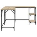 vidaXL Stôl dub sonoma 139x139x75 cm kompozitné drevo