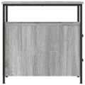 vidaXL Nočné skrinky 2 ks sivá sonoma 30x60x60 cm kompozitné drevo
