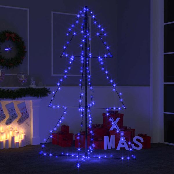 vidaXL Vianočný stromček, kužeľ, 200 LED, dovnútra aj von 98x150 cm