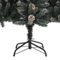 vidaXL Umelý vianočný stromček Zelená 150 cm PVC, plast a oceľ