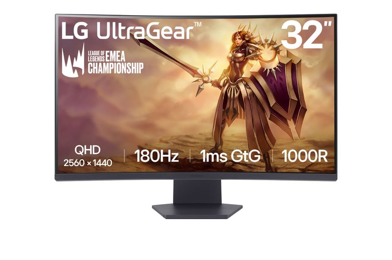 LG UltraGear/32GS60QC-B/32''/VA/QHD/180Hz/1ms/Black/2R