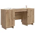 vidaXL Stôl Dub artisan Kompozitné drevo 142,5 x 50 x 75 cm