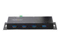 Metal Construction (5G4AINDNP-USB-A-HUB) - Rozbočovač - priemyselný - 4 x USB 3.2 Gen 1 - desktop, možno montovať na konzolu DIN, na pripevnenie na stenu