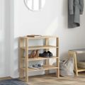 vidaXL Regál na topánky dub sonoma 61x32x70 cm kompozitné drevo