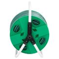 vidaXL Voľne stojaci zelený hadicový bubon sada koncoviek 0,75"20m PVC