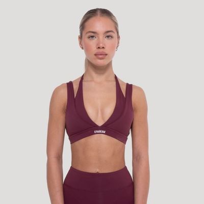 Športová podprsenka Flow Wine - GymBeam, veľkosť XL