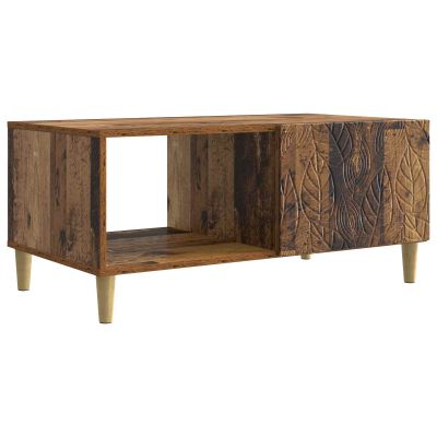 vidaXL Konferenčný stolík Staré drevo 90 x 50 x 40 cm Kompozitné drevo