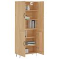 vidaXL Vysoká skrinka dub sonoma 69,5x34x180 cm spracované drevo