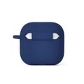 Silikónové puzdro Etteri pre AirPods 4 tmavomodrá
