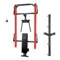 Multifunkčný posilňovací stojan - Power Rack HMS KLT22 červený