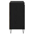 vidaXL Servírovacia skriňa Čierny dub 60 x 35 x 70 cm Kompozitné drevo