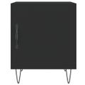 vidaXL Nočné stolíky 2 ks čierne 40x40x50 cm kompozitné drevo
